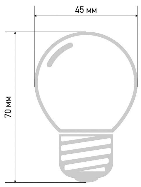 Лампа светодиодная Professional E27 220В 1Вт 405-513