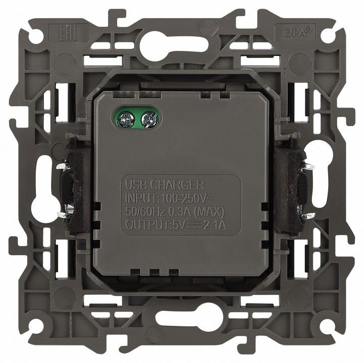 Розетка 2хUSB type A без рамки Эра Эра Elegance 14-4110-05