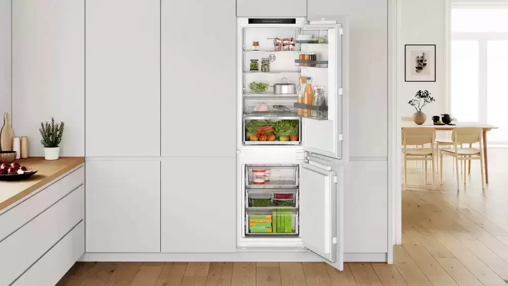 Встраиваемый двухкамерный холодильник Bosch KIN86VFE0