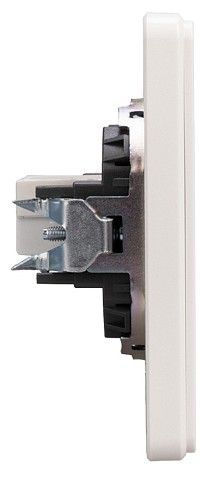 Розетка Ethernet RJ-45 и со шторками, без рамки Kranz ROUND KR-78-0724-1