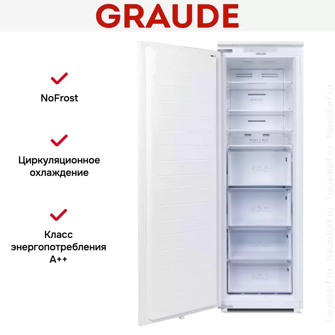 Встраиваемый морозильник Graude IG 180.3