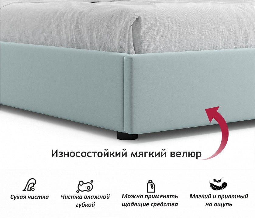 Кровать двуспальная Base 2000x1600 с ПМ