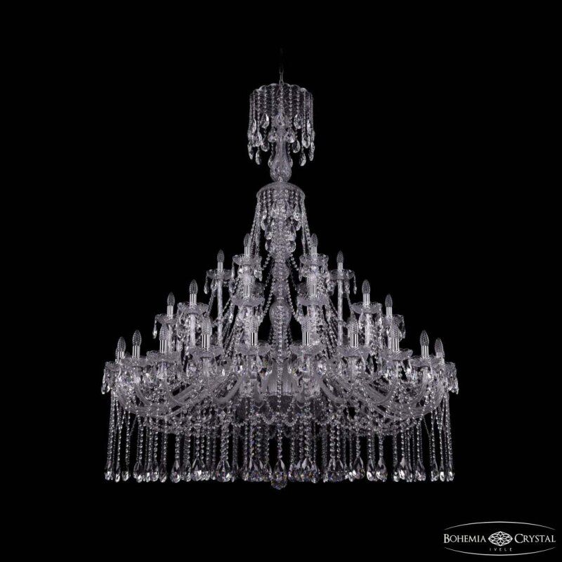 Подвесная люстра Bohemia Ivele Crystal 1413 1413/24+12+6/530/XL-176 Ni