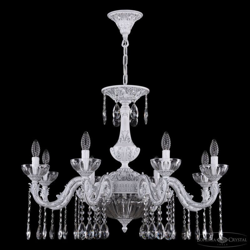 Подвесная люстра Bohemia Ivele Crystal AL7901 AL79101P/8/250 A WMN P Clear/M-1H
