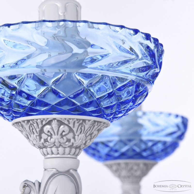 Подвесная люстра Bohemia Ivele Crystal AL7801 AL78101/16+8+8/300/3d B WMN P Aquamarine/M-1F
