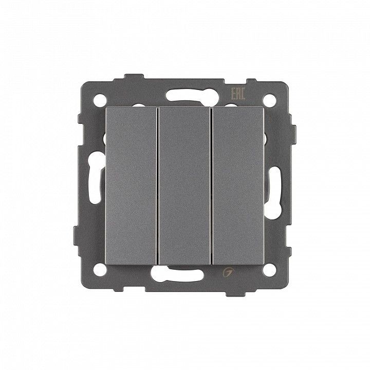 Выключатель трехклавишный без рамки Arlight SWT 049898