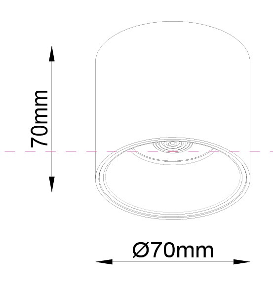 Накладной светильник Maytoni Technical Alfa LED C064CL-L12B3K