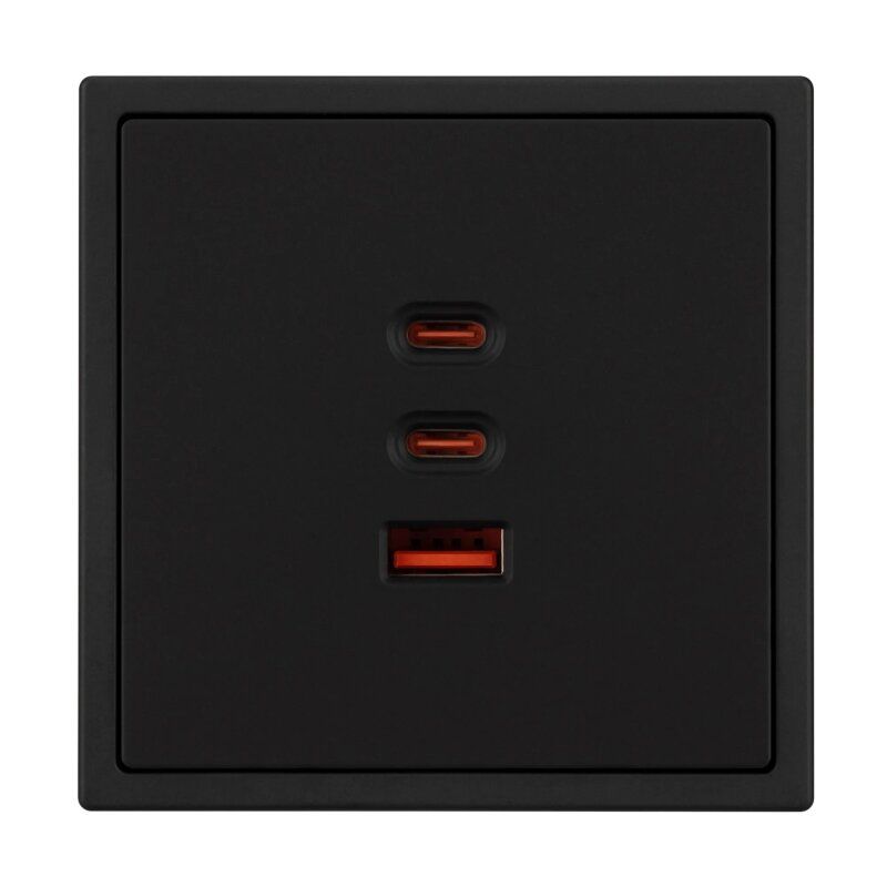 Механизм розетки 2хUSB type A и C Arlight NOBE 061834