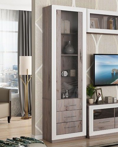 Шкаф-витрина Merdes Нобиле ВтВ-ФСД-БЯН НЛа