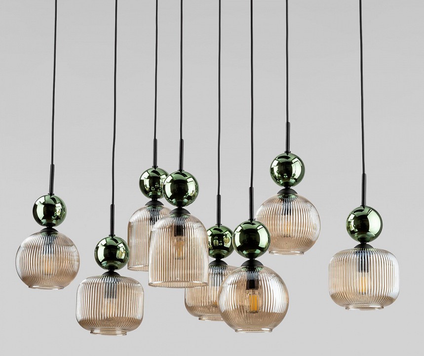 Подвесная люстра TK Lighting Sophia Green Cognac 11151 Sophia Green Cognac