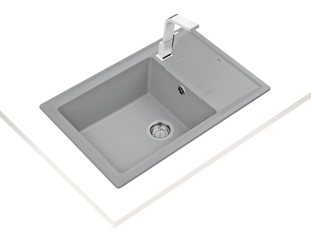Мойка Teka Stone 60 S-TG 1B 1D metallic grey