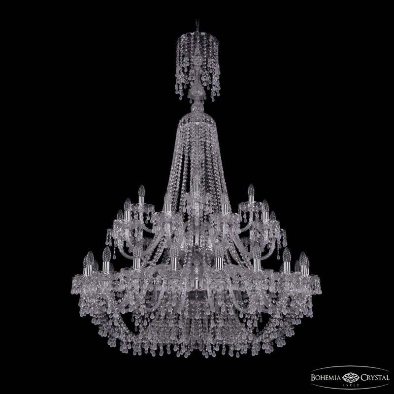 Подвесная люстра Bohemia Ivele Crystal 1410 1410/20+10+5/400/XL-160/2d Ni V0300