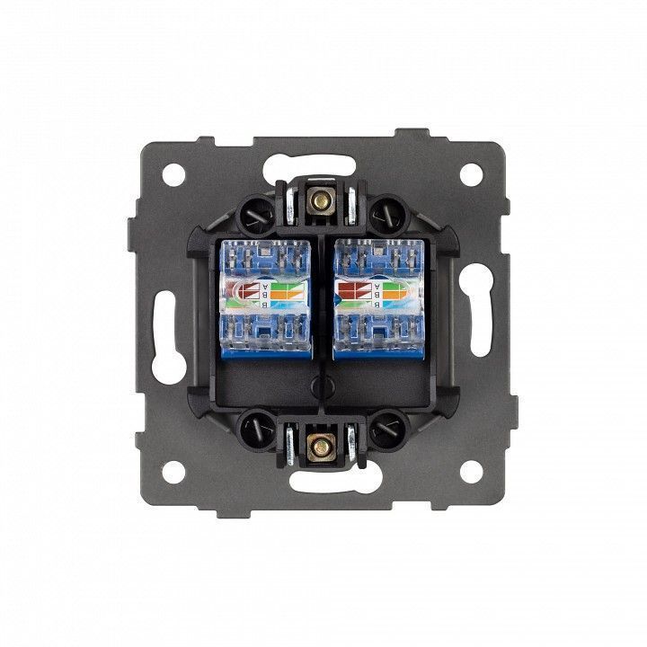 Розетка двойная RJ-12 и Ethernet RJ-45, без рамки Arlight SCT 049850