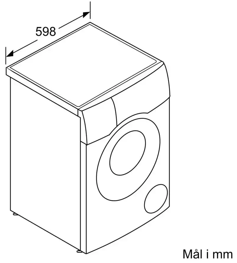 Стирально-сушильная машина Bosch WNC254A0SN
