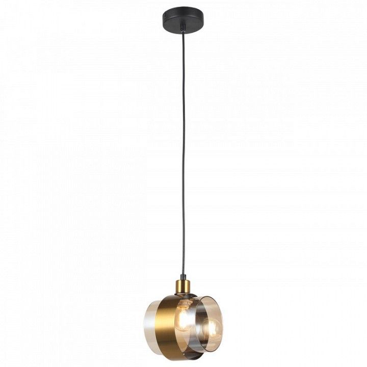 Подвесной светильник Imex MD.51891 MD.51891-1-P-BK+GBR