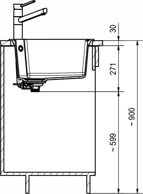 Мойка Franke UBG 610-72 снежно-белый