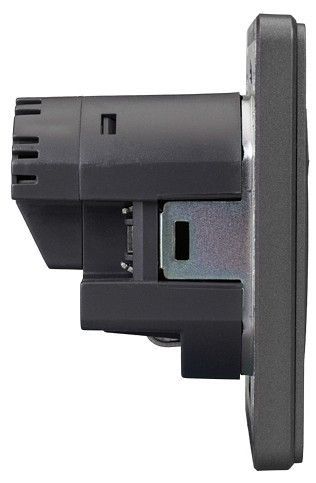 Розетка с заземлением и со шторкой и 2хUSB, без рамки Kranz ROUND KR-78-0704-2
