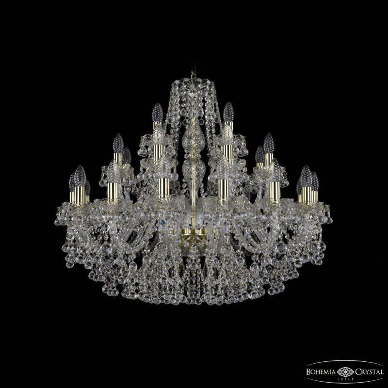 Подвесная люстра Bohemia Ivele Crystal 1409 1409/16+8+4/300 G