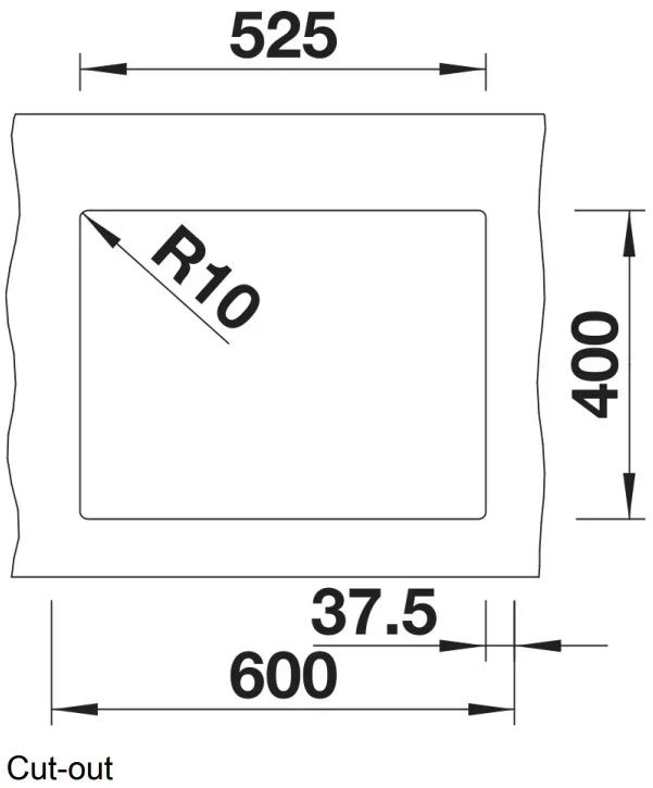 Мойка BLANCO SUBLINE 340/160-U Silgranit кофе, чаша слева