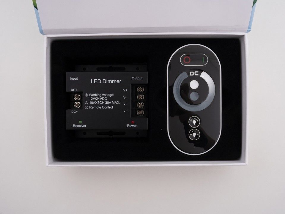 Контроллер-диммер с пультом ДУ LEDS POWER T3 RF 003931