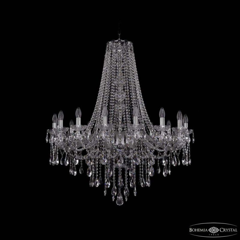 Подвесная люстра Bohemia Ivele Crystal 1415 1415/16/360/h-112 Ni