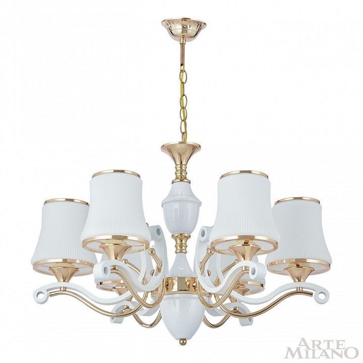 Подвесная люстра Arte Milano Florentia-3987 303987/6 Wh/Gd