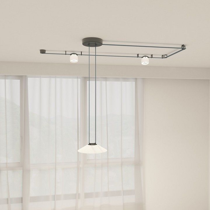 Накладной светильник Denkirs BELTY FLOW DK5564-WH+BK
