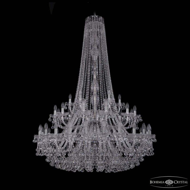 Подвесная люстра Bohemia Ivele Crystal 1409 1409/24+12+6/460/h-174/2d Ni
