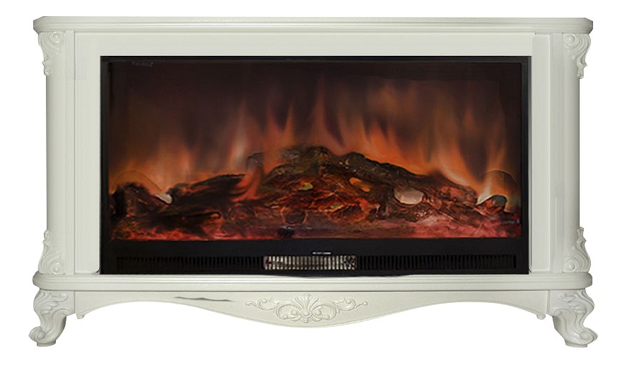 Комплект из электрокамина напольного и портала (110.5x30x70.7 см) Версаль царга Premier S86 ВЕЦ00007