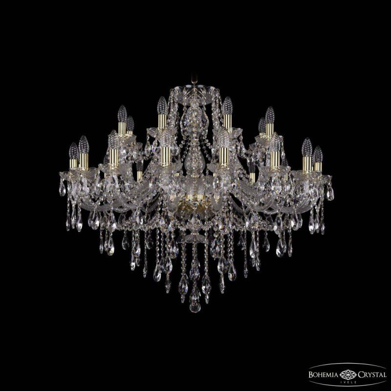 Подвесная люстра Bohemia Ivele Crystal 1415 1415/16+8/360 G