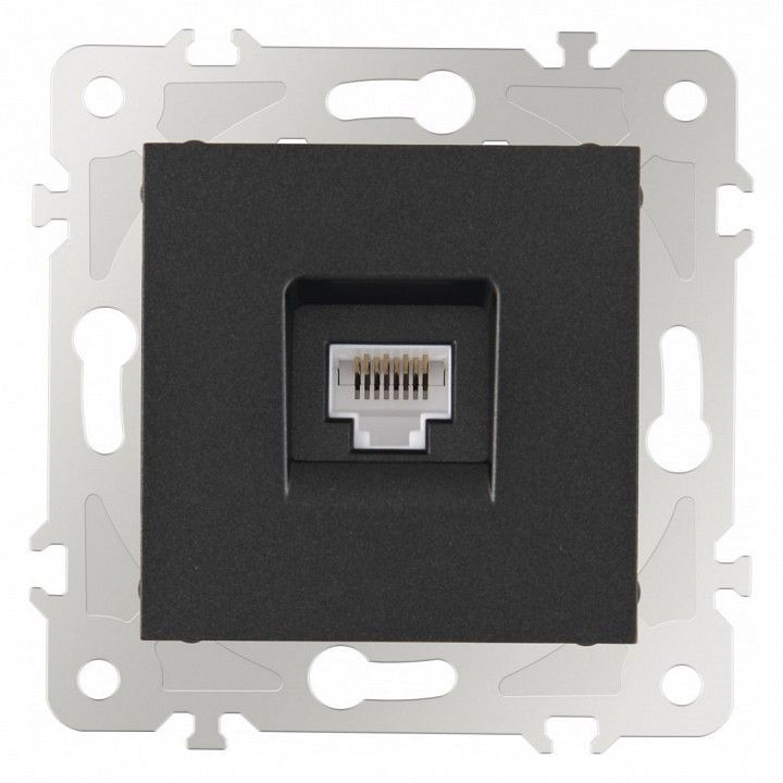 Розетка Ethernet RJ-45 без рамки Arte Milano am-203 203.45-1.black