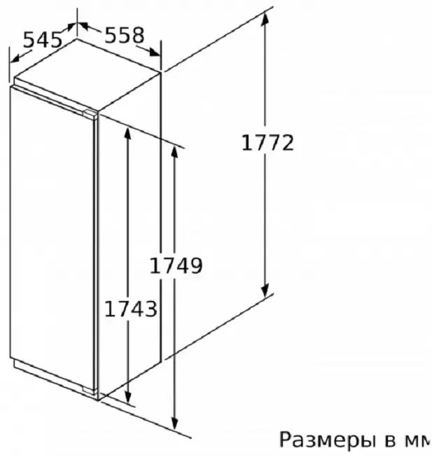 Встраиваемый холодильник SIEMENS KI82FHD20R