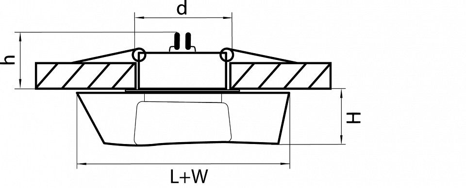 Встраиваемый светильник Lightstar Flutto 006430