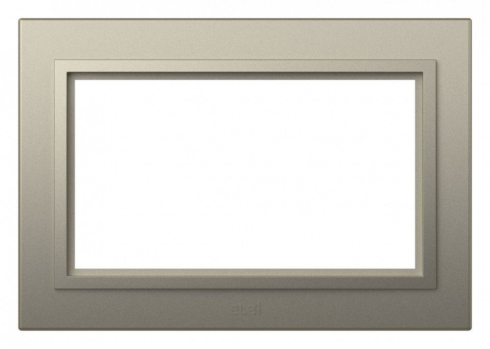 Рамка для двойной розетки Elbi Eleсtriс Zena 608-011400-907