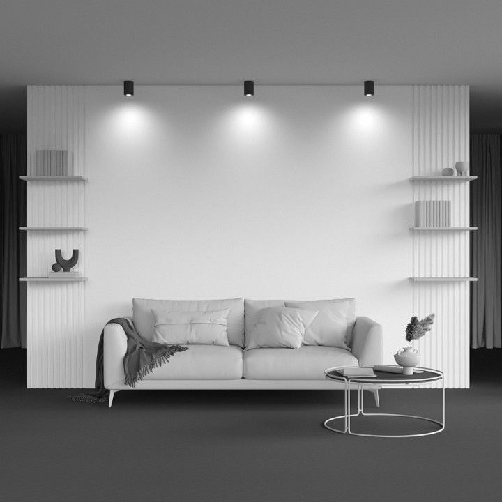 Накладной светильник Maytoni Technical Атом C016CL-01B