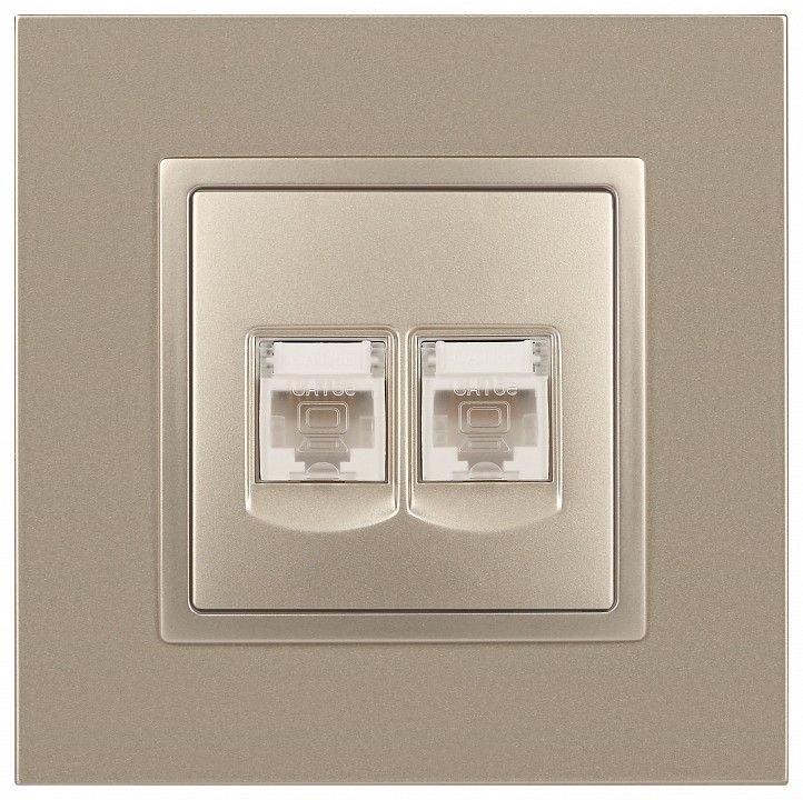 Розетка Ethernet RJ-45 без рамки Эра Эра Elegance 14-3108-04