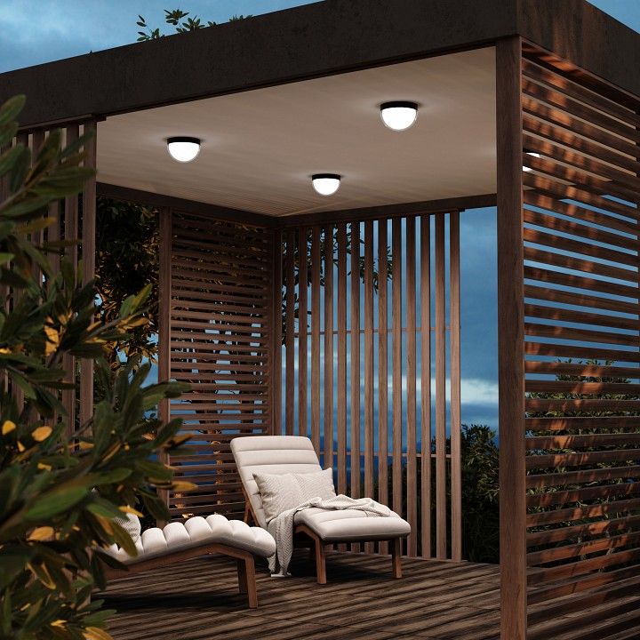 Накладной светильник Maytoni Outdoor Мон O438CL-L12GF3K