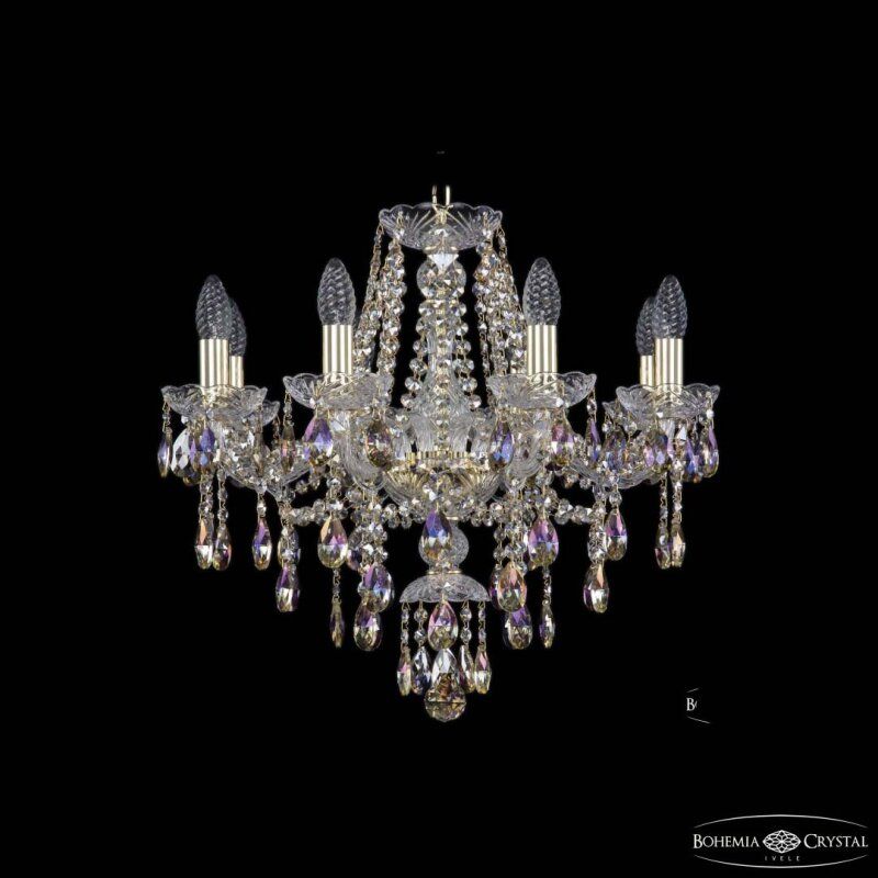 Подвесная люстра Bohemia Ivele Crystal 1415 1415/8/200 G R801
