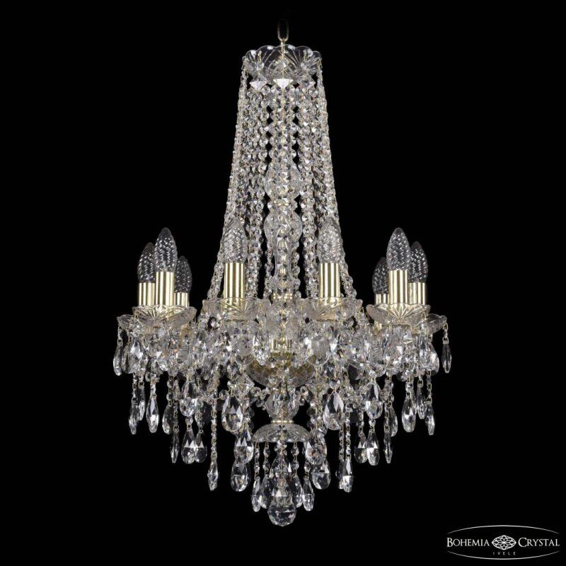 Подвесная люстра Bohemia Ivele Crystal 1415 1415/10/165/h-70 G