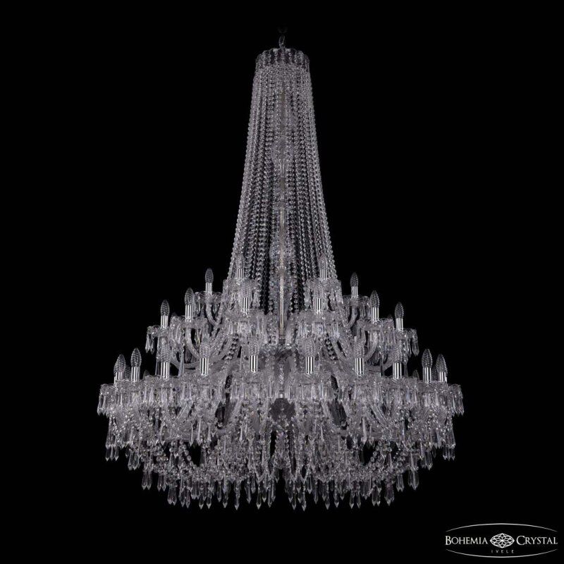 Подвесная люстра Bohemia Ivele Crystal 1403 1403/24+12+6/460/h-177/2d Ni