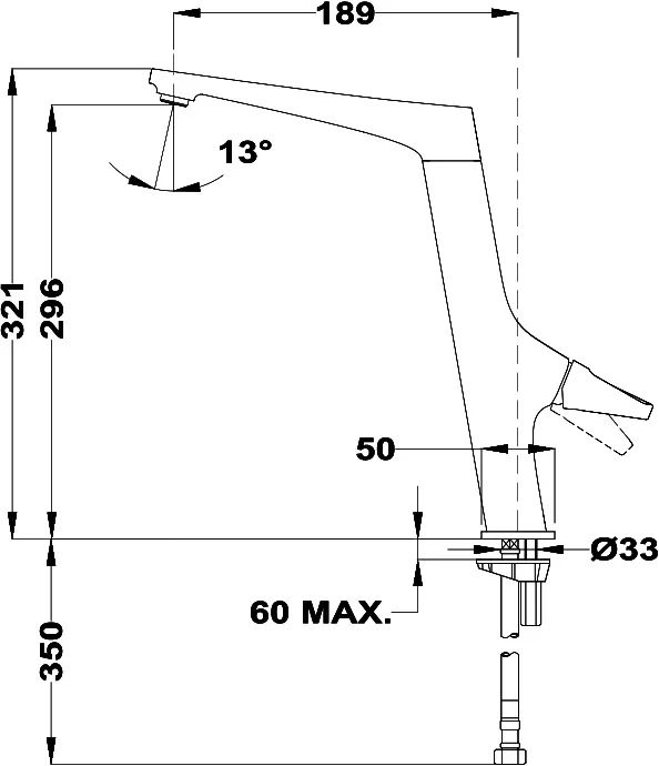 Смеситель Teka SN 915 CHROME