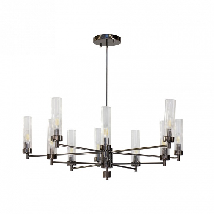 Люстра на штанге AM-Group INDIGO INDIGO SP10 PEARL BLACK