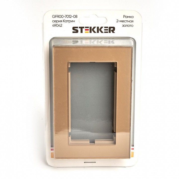 Рамка на 2 поста Stekker Катрин 49042