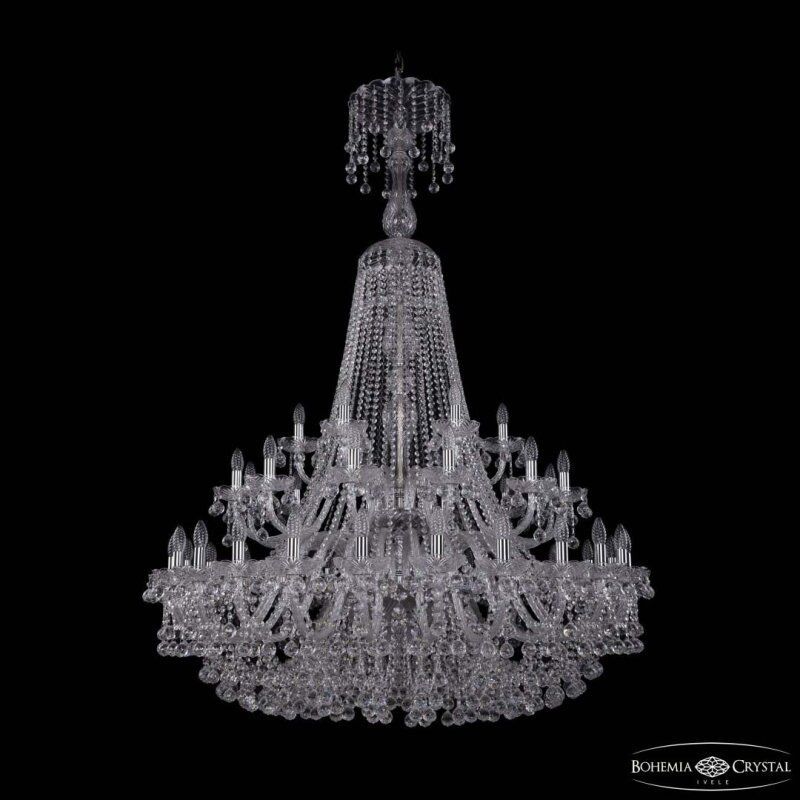 Подвесная люстра Bohemia Ivele Crystal 1409 1409/24+12+6/460/XL-175/2d Ni