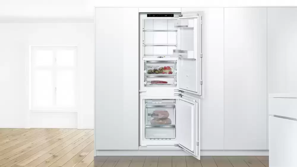 Встраиваемый холодильник с нижней морозильной камерой BOSCH KIF86HD20R