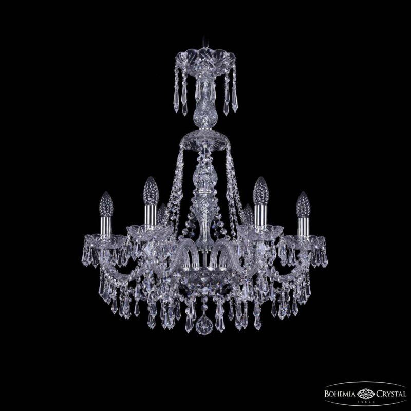 Подвесная люстра Bohemia Ivele Crystal 1403 1403/6/195/XL-65 Ni