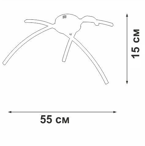 Потолочная люстра Vitaluce V2513DT V2513DT-8/3PL