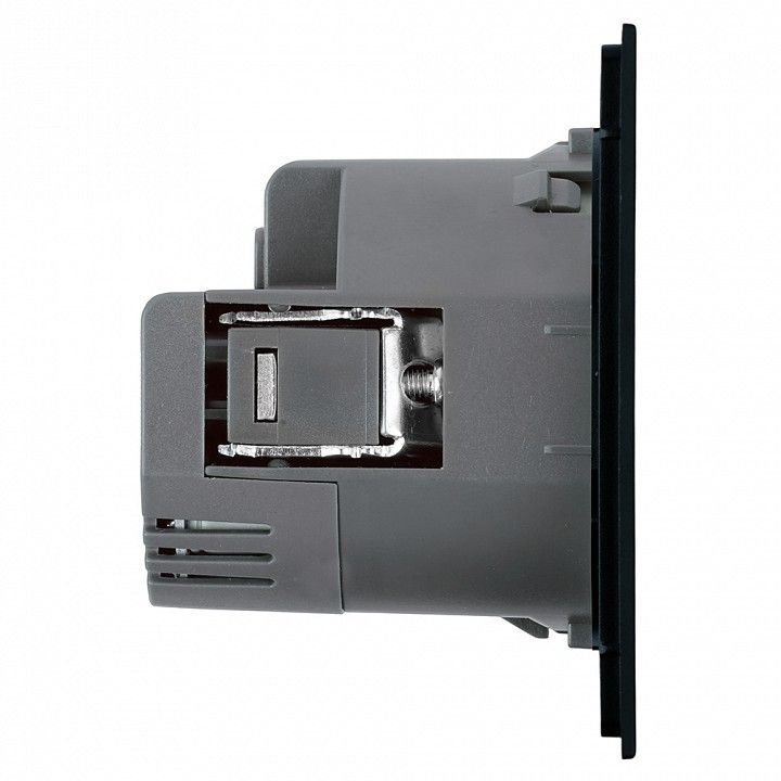 Розетка с заземлением и со шторкой и 2хUSB type A и C, без рамки Stekker Мия 50452