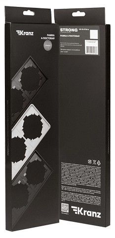 Рамка на 4 поста Kranz STRONG KR-78-0754-6