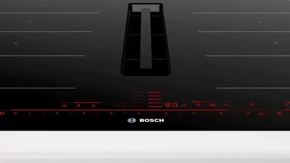 Индукционная варочная панель с интегрированной вытяжкой BOSCH PXX821D66E
